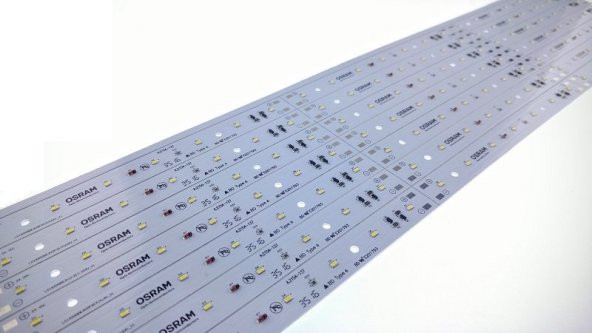 LED-Modül 24Vdc Alüminyum Line 50CM 21 LED LNR-AL1-16X500-D28X21-V24-65 BEYAZ 14W mt 6500K OSRAM