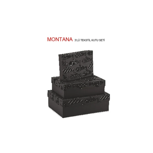 Gıpta Montana 3Lü Tekstil Hediye Kutusu Set 4-Bx12550-2161