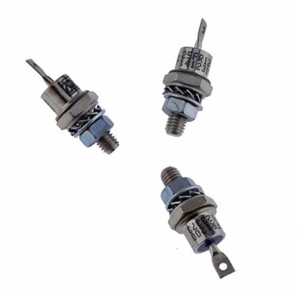 ZENLİ 25FR1200 /25SPR 120 25A 1200V ANOT ŞASE VİDALI DİYOT HTF