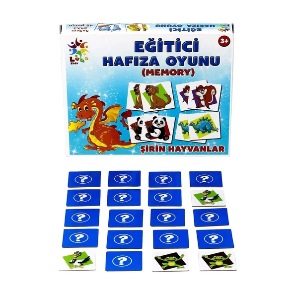 Laço Puzzle Lc022 Eğitici Hafıza Oyunu Şirin Hayvanlar