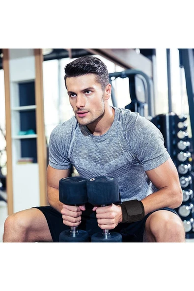 Medikal Ayarlanabilir Bilek Bandajı Ateli Spor Bandı Bilek Sargı Destekleme Burkulma Aparatı - Resim 4