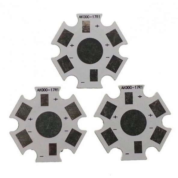 YUVARLAK PCB 1 LED STAR  000-17R1