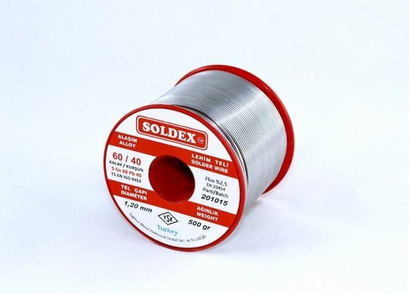 Soldex Lehim Teli 500gr 1,2mm 60/40 - 1