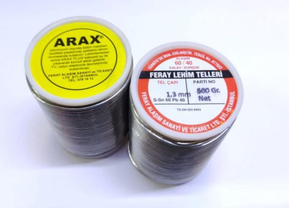 Feray Arax Lehim Teli 500gr 1,3mm 60/40