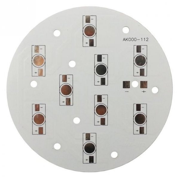 YUVARLAK PCB 9 LED MONO 95MM BEYAZ A.000-112