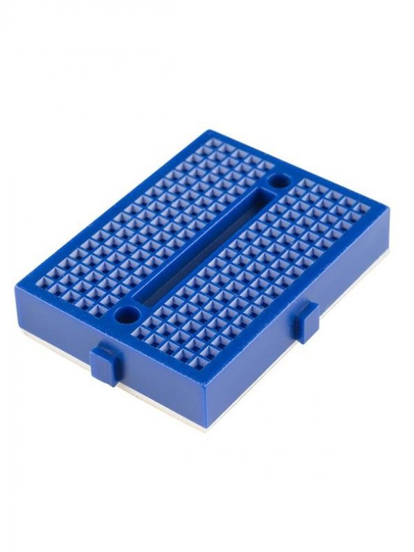 Mini Yapışkanlı Breadboard Mavi