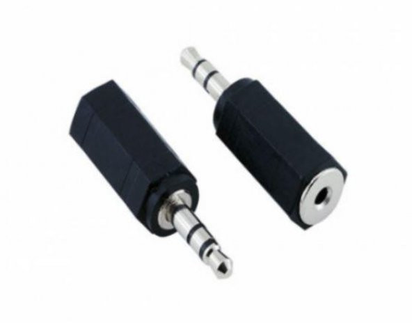 STEREO ADAPTÖR 3,5 mm ERKEK / 2,5 mm DİŞİ