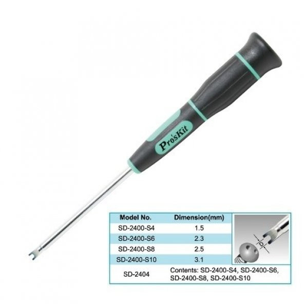 Proskit Sd-2400-S4 Tornavida Çatal