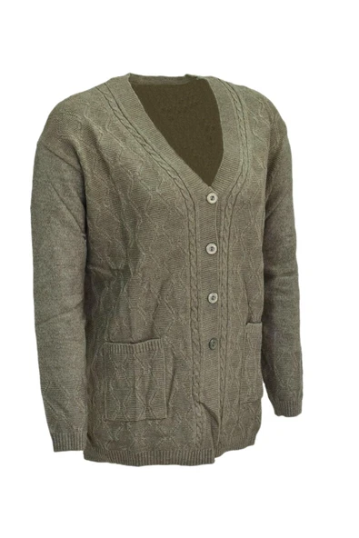 Kadın Cepli Triko  Hırka BGL-ST04128 - Resim 7