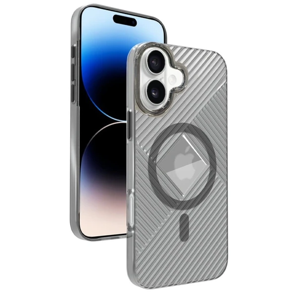 Peeq iPhone 16 Stella PC Sert Magsafe Telefon Kılıfı - 3