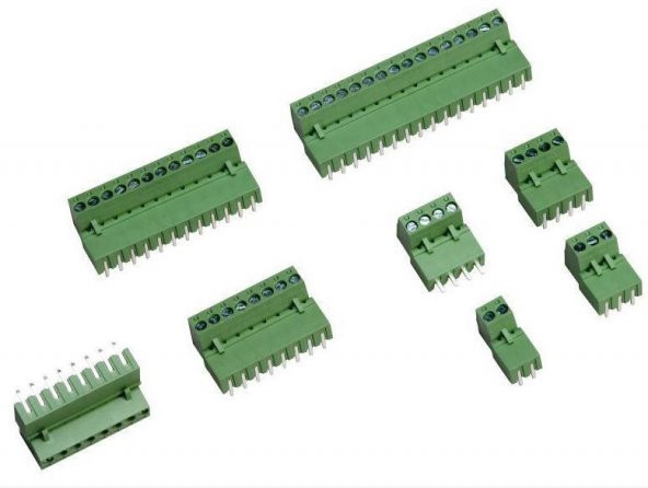 0/3 CHN 5,08mm 180°  DİŞİ+ERKEK TAKIM YEŞİL YANLARI KAPALI