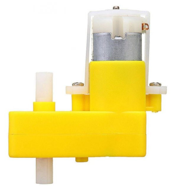 ARDUİNO ROBOT SMART CAR L ŞEKİLLİ ÇİFT-ŞAFTLI 3-6V DC MOTOR (AU187)