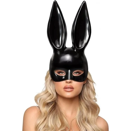 Siyah Renk Ekstra LüUzun Kulaklı Tavşan Maskesi ürün görseli 1