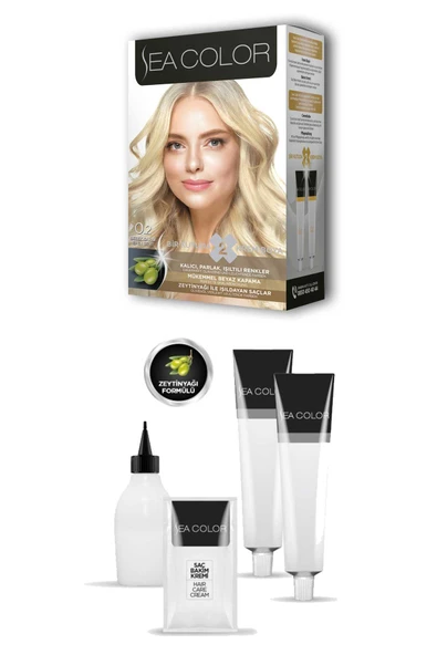 2 Tüp Krem Saç Boyası Seti Bebek Sarısı No:0.2 - 2