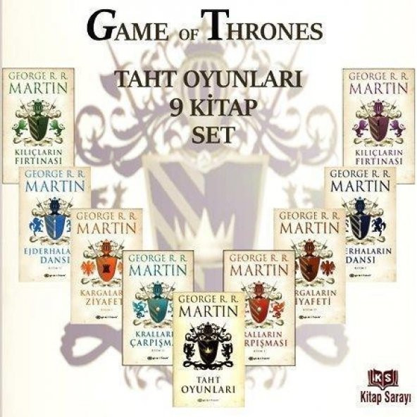 Epsilon Yayınları Game Of Thrones Taht Oyunları 9 Kitap Set George R. R. Martin