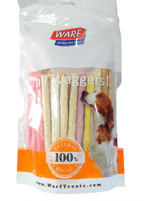 Warf Munchy Çubuk Renkli Köpek Ödülü 40 lı Paket