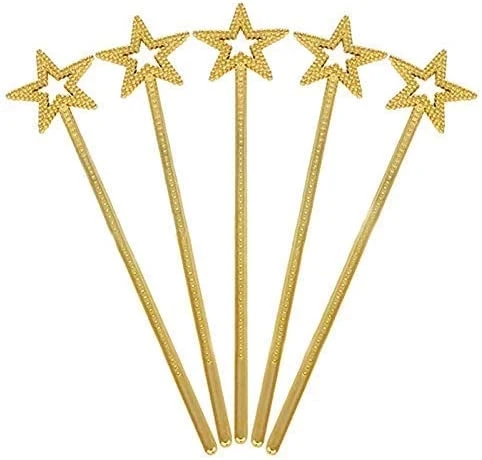 Altın Renk Yıldız Peri Asası Peri Değneği 34 Cm 1 Adet ürün görseli