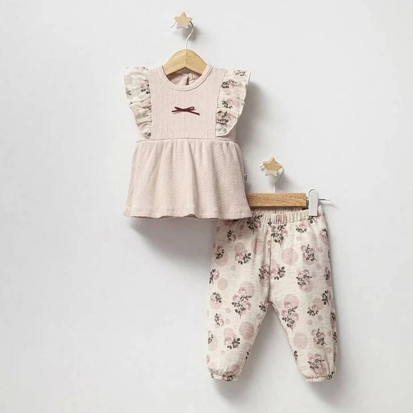 Baby Vintage Rose 2'li Takım  Pudra