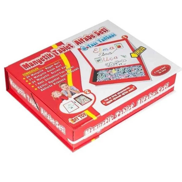 7910 MANYETİK TABLET ALFABE SETİ - Resim 10