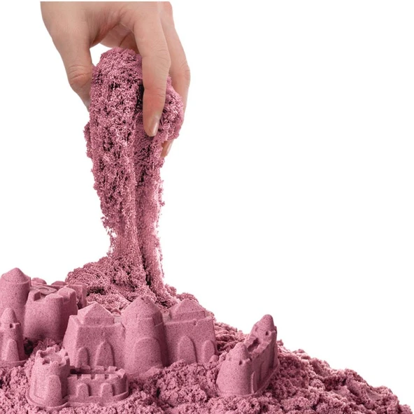 03688 AKSESUARLI PEMBE KİNETİK OYUN KUMU 500 GR - Resim 2
