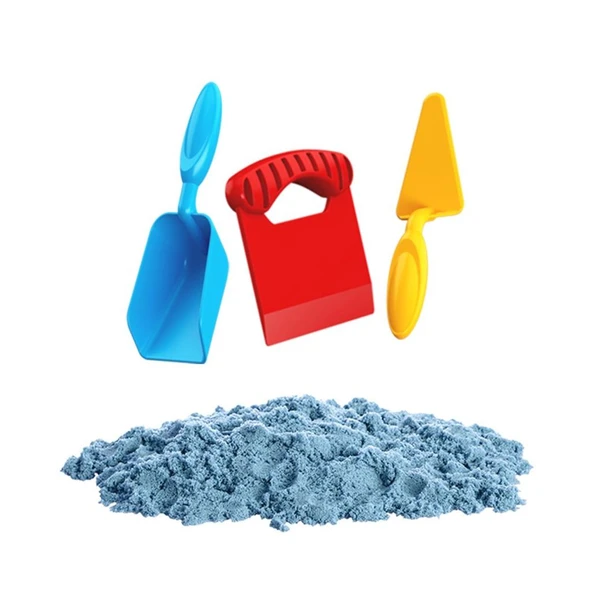03691 AKSESUARLI MAVİ KİNETİK OYUN KUMU 1000 GR - 5