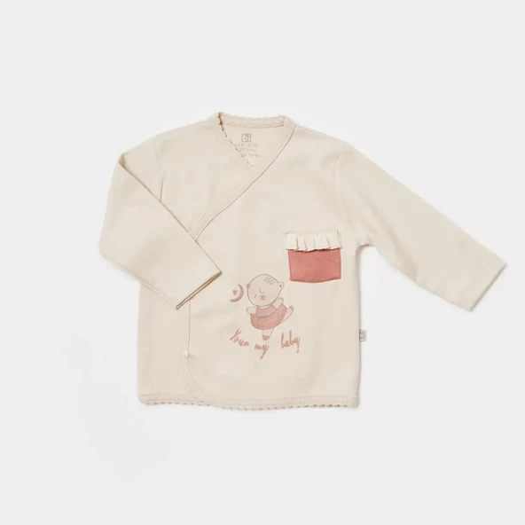 Ballery Princess 3'lü Zıbın Set  Bej-gül Kurusu - 4