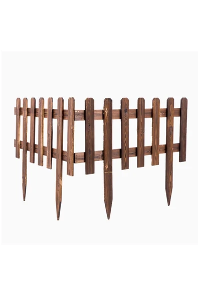 Çit Bahçe Çiti Ahşap Bahçe çiti dekor çit Çiçek Bahçesi Ahşap çiti Peyzaj yolu - 2