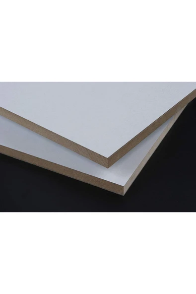 (18 MM) Beyaz Laminat Kaplı MDF Tabaka Ahşap Plaka Ahşap Panel