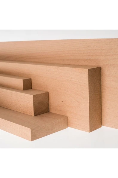 (100 cm) Gürgen Çıta Tahta Taslak Ahşap Blok Silimiş Planyalı Kereste - 2