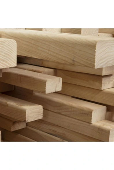 (50 cm) Çam Çıta Tahta Taslak Ahşap Blok Silimiş Planyalı Kereste - 3