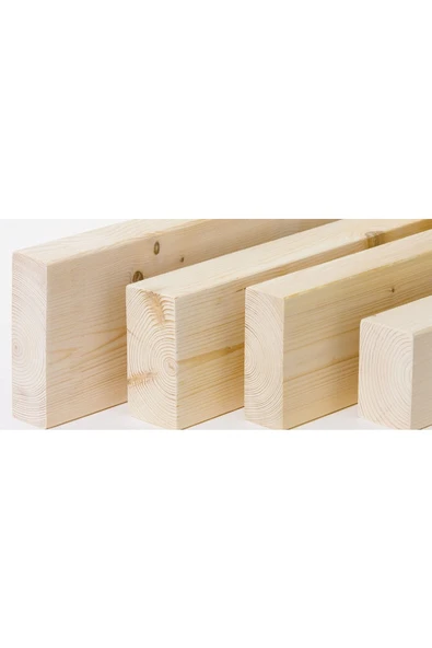 (25 cm) Ladin Çıta Tahta Taslak Ahşap Blok Silimiş Planyalı Kereste - 2