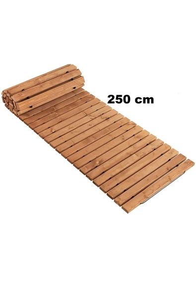 250x50 cm Ahşap yürüyüş yolu Veranda yolu Yürüme Yolu Bahçe Yolu - 3