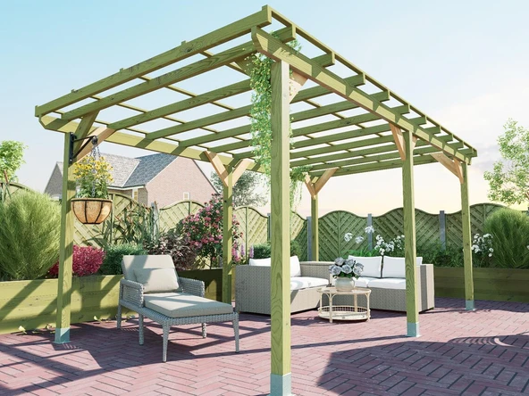 Veranda Ahşap Pergole Veranda Kamelya p4 - 2