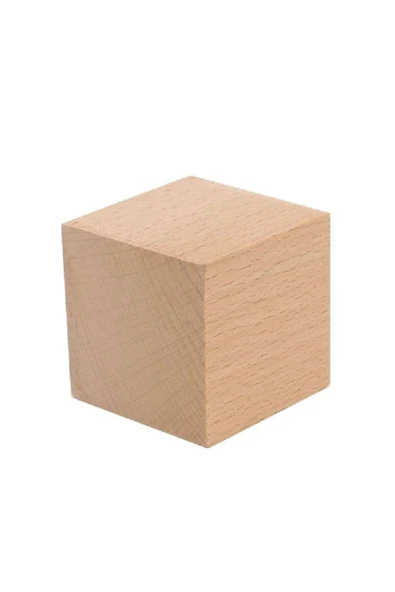 Kayın Küp Hobi Ahşap Küp Dekoratif Küp Doğal Ahşap Küp Blokları