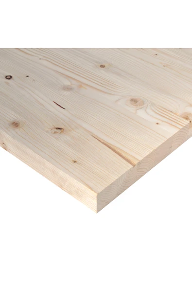 (18 MM) Ladin Masif Panel Tabaka Ahşap Plaka Ahşap Panel