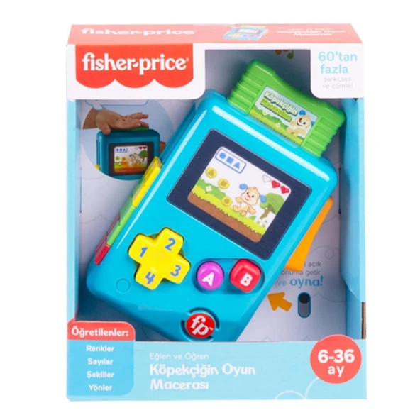 HBC91 Fisher-Price® Eğlen ve Öğren Köpekçiğin Oyun Macerası, Türkçe / +6 ay ürün görseli