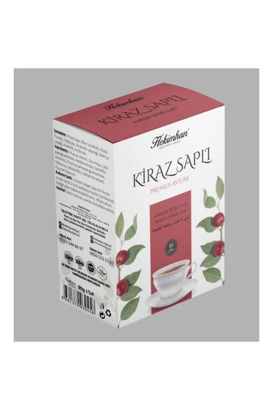 Kiraz Saplı Karışık 45'li Poşet Çay