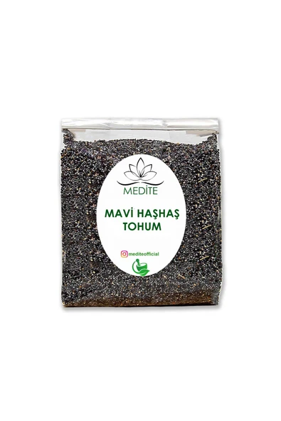 Mavi Haşhaş Tohum Yeni Hasat 500gr