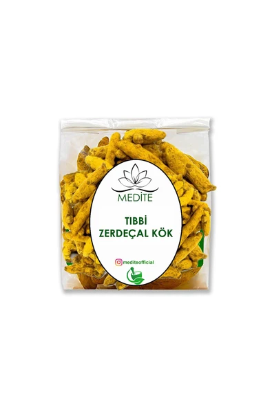 Tıbbi Zerdeçal Kök Çay Doğal Yeni Hasat 60gr