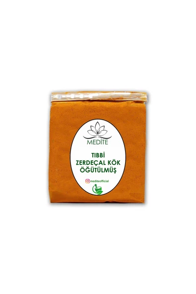 Tıbbi Zerdeçal Kök Öğütülmüş Doğal Yeni Hasat 90gr