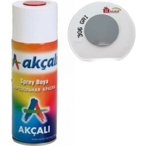 Akçalı 306 Gri Sprey Boya  RAL7001 400ml