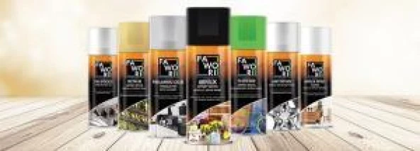 Fawori Akrilik Krom Sarı Sprey Boya RAL1023 400Ml - 5