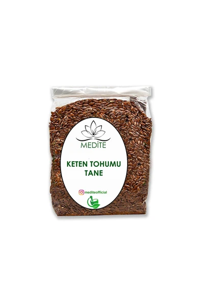 Doğal Keten Tohumu Tane (Linum usitatissimum) Yeni Hasat 600gr