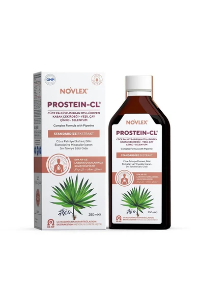 Prostein-CL Cüce Palmiye (Saw Palmetto), Yeşil Çay, Isırgan, Bal Kabağı ekstraktı 250 ml