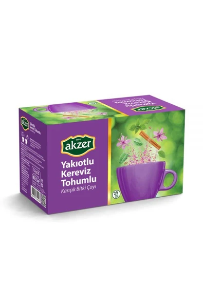 2'li Paket Yakıotlu Kereviz Tohumlu Çay (2x25 Süzen Poşet)