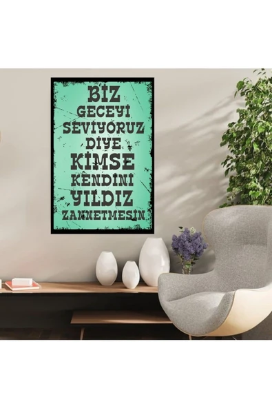 DURUSOY Ahşap Retro Mdf Poster , Komik Sözler , Duvar Yazıları , Manzara ,  Tarih , Edebiyat - Tbl0384 ürün görseli