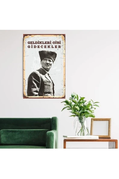 DURUSOY Ahşap Retro Mdf Poster , Komik Sözler , Duvar Yazıları , Manzara ,  Tarih , Edebiyat - Tbl0438 - Resim 2