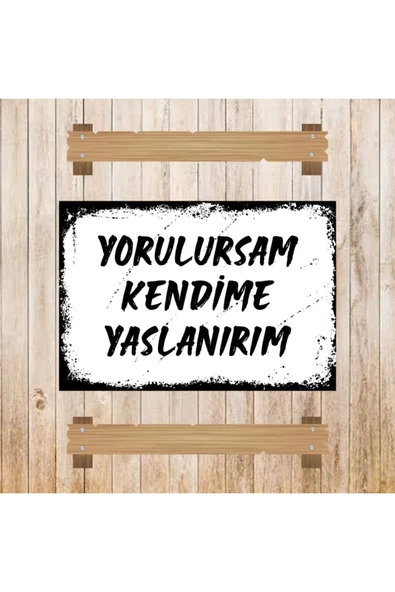 DURUSOY Ahşap Retro Mdf Poster , Komik Sözler , Duvar Yazıları , Manzara ,  Tarih , Edebiyat - Tbl0550 - 3
