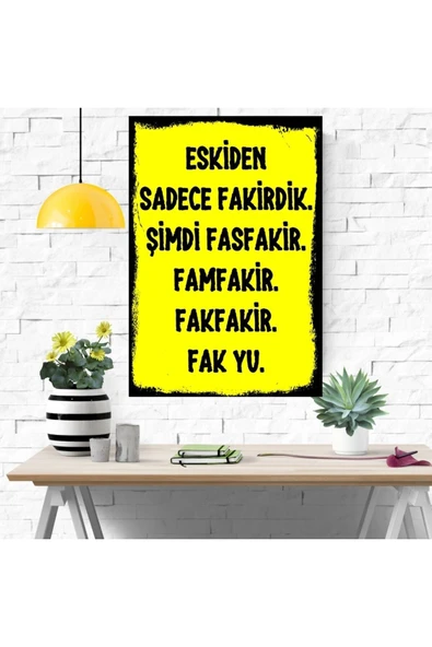 DURUSOY Ahşap Retro Mdf Poster , Komik Sözler , Duvar Yazıları , Manzara ,  Tarih , Edebiyat - Tbl0352 - Resim 4