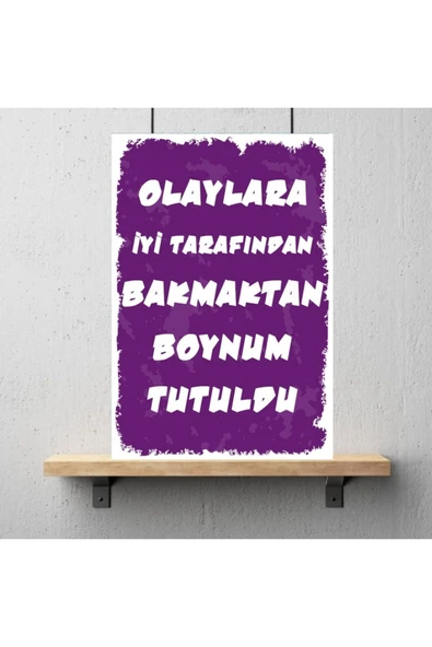 DURUSOY Ahşap Retro Mdf Poster , Komik Sözler , Duvar Yazıları , Manzara ,  Tarih , Edebiyat - Tbl0307 - Resim 3